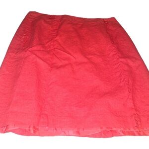Cato Pink Salmon Linen Skirt 22W